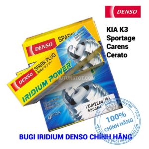 Bugi Denso Iridium cao cấp IXUH22 cho xe Kia K3/ Sportage, Carens, Cerato và Huyndai Grand
